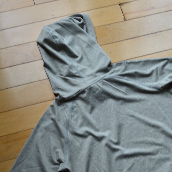 Quince Flowknit Pullover Hoodie US XS Women Heather Aloe - Picture 10 of 11